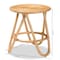 Baxton Studio 15.7 W, 15.7 L, 17.7 H, Polished Natural Rattan, Natural Brown 211-12748-ZORO - alternate 3
